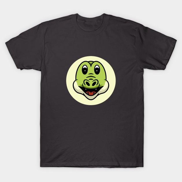 Cute Crocodile T-Shirt by Cubbone